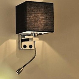 Moderni hotellihuone Reading Creative Fabric Käytävä Parveke Yövalaisin