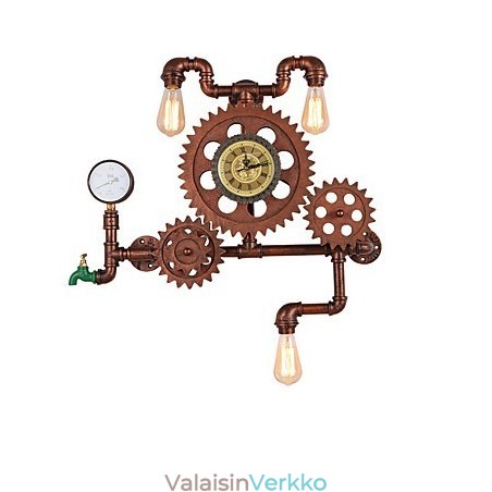 Vintage Industrial Pipe Seinävalot Puu Vaihteen muoto Luovat kääntyvät valot Ravintola Kahvila Baari Sisustusvalaistus Vintage Industrial Pipe Seinävalot Puu Vaihteen muoto Luovat kääntyvät valot Ravintola Kahvila Baari Sisustusvalaistus
