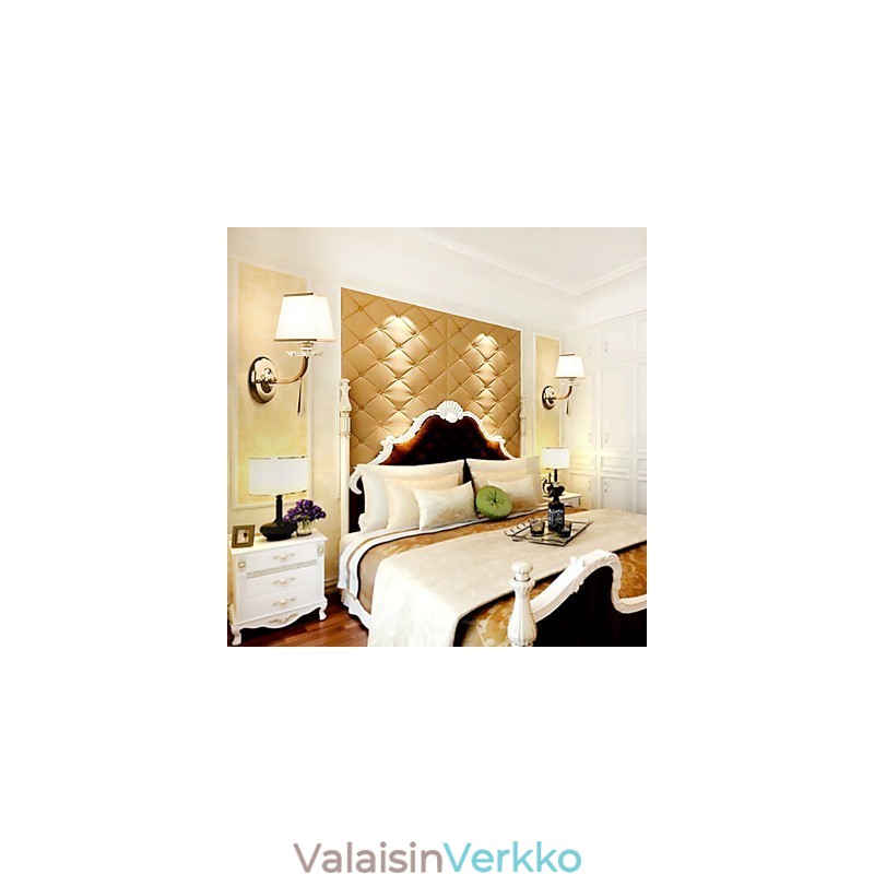 Moderni nykyaikainen galvanoitu ominaisuus Crystal Ambient Light -seinävalaisimiin