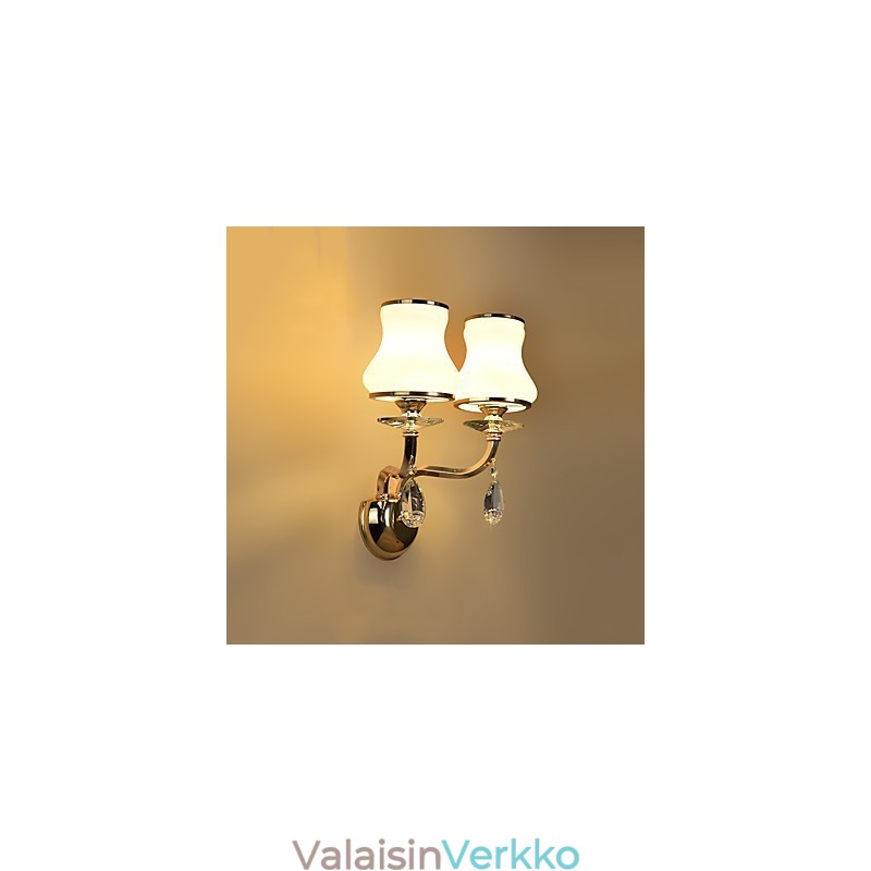 Moderni ja nykyaikainen galvanoitu ominaisuus Crystal Ambient Light -seinävalaisimille