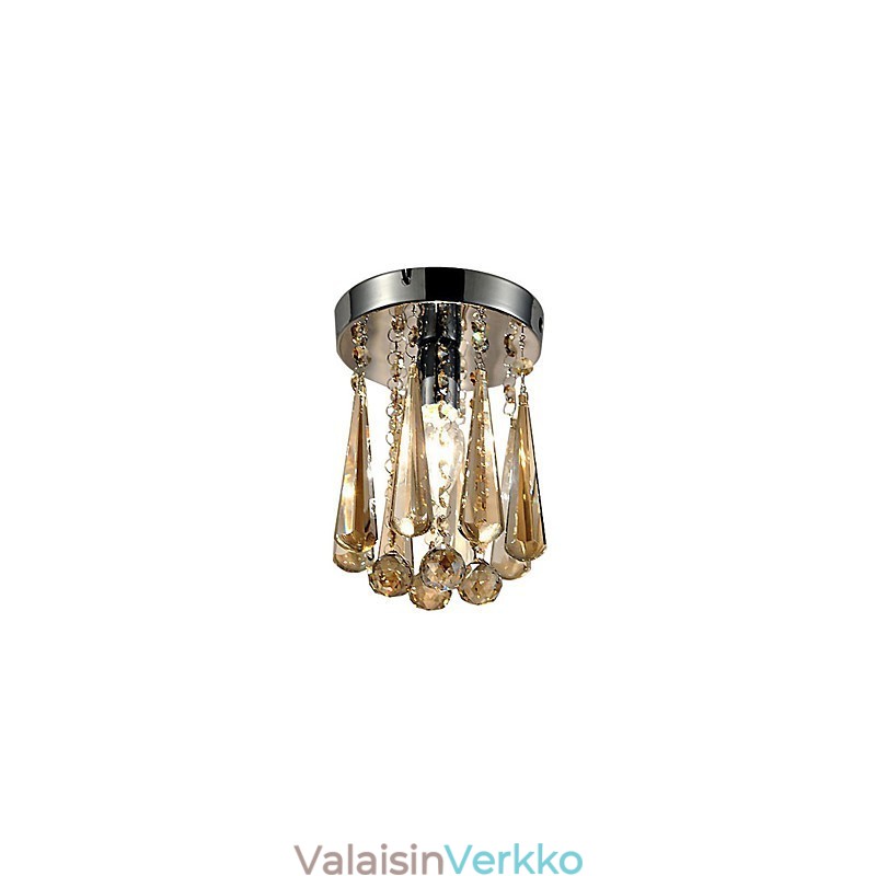 Moderni nykyaikainen Crystal Flush Mount autotalli