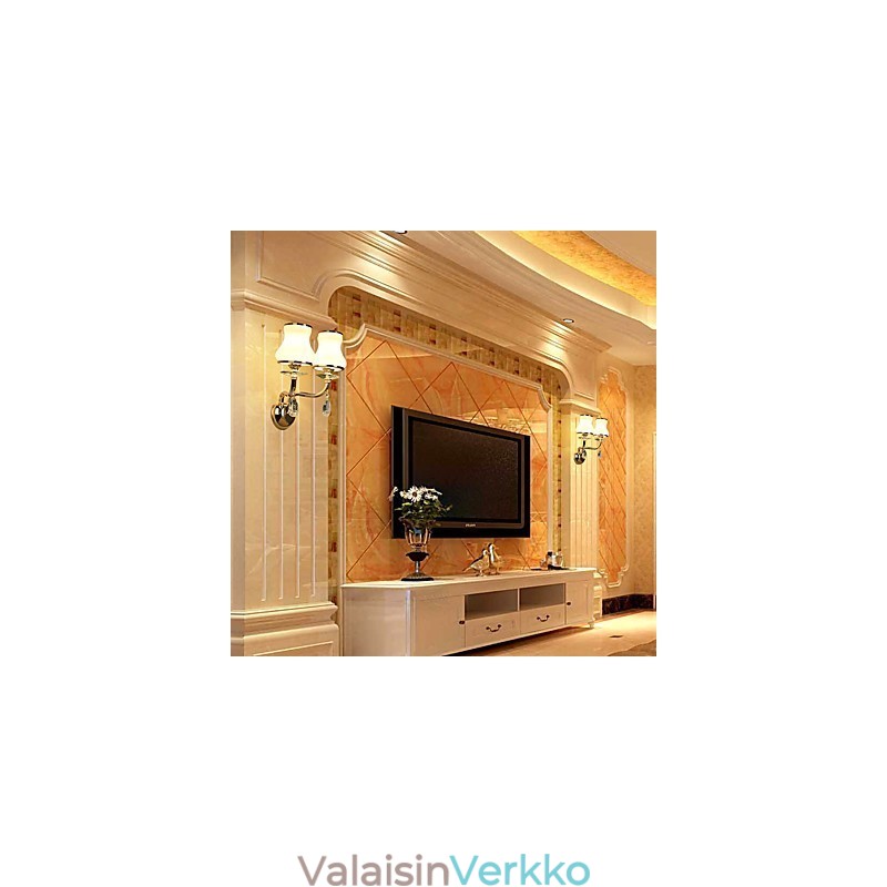 Moderni ja nykyaikainen galvanoitu ominaisuus Crystal Ambient Light -seinävalaisimille