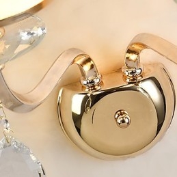 Moderni ja nykyaikainen galvanoitu ominaisuus Crystal Ambient Light -seinävalaisimille