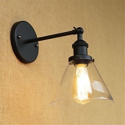 Country Retro Galvanoitu ominaisuus Mini Style Eye Protection Ambient Light -seinälamppuihin