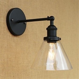 Country Retro Galvanoitu ominaisuus Mini Style Eye Protection Ambient Light -seinälamppuihin