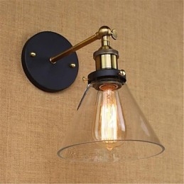 Country Retro Galvanoitu ominaisuus Mini Style Eye Protection Ambient Light -seinälamppuihin