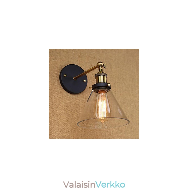 Country Retro Galvanoitu ominaisuus Mini Style Eye Protection Ambient Light -seinälamppuihin