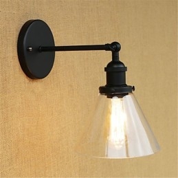 Country Retro Galvanoitu ominaisuus Mini Style Eye Protection Ambient Light -seinälamppuihin