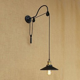 Country Retro Painting ominaisuus säädettävälle nostolle Ambient Light Seinävalaisimet Seinävalaisin