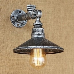 Rustic Lodge Country Retro Painting Feature Mini Style Ambient Light -seinävalaisimille