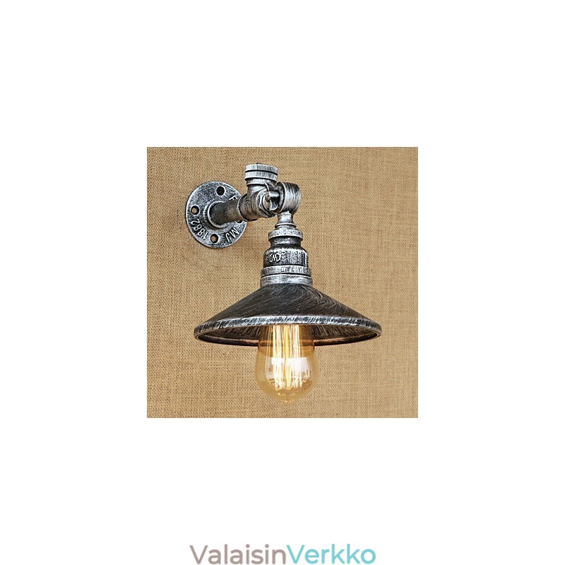 Rustic Lodge Country Retro Painting Feature Mini Style Ambient Light -seinävalaisimille