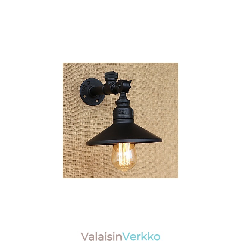Rustic Lodge Country Retro Painting Feature Mini Style Ambient Light -seinävalaisimille