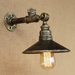 Rustic Lodge Country Retro Painting Feature Mini Style Ambient Light -seinävalaisimille
