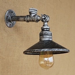 Rustic Lodge Country Retro Painting Feature Mini Style Ambient Light -seinävalaisimille
