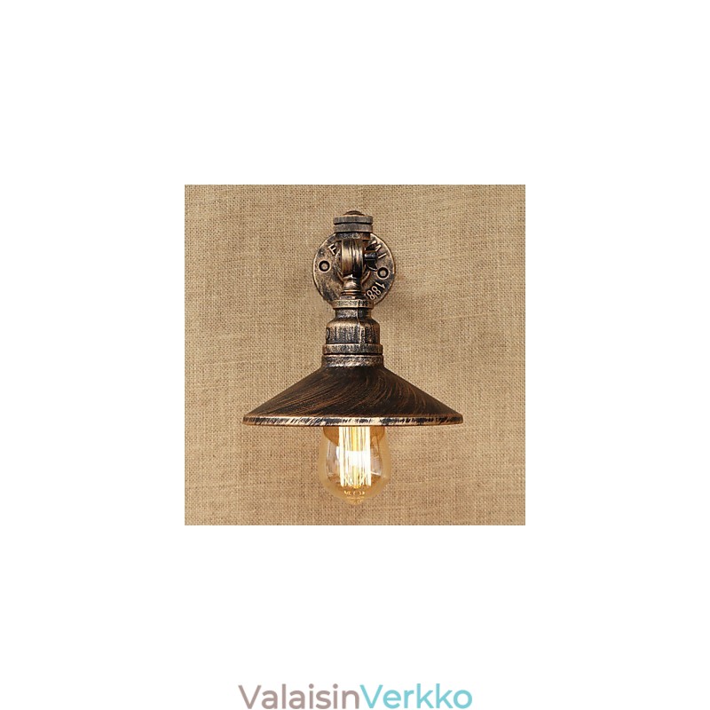 Rustic Lodge Country Retro Painting Feature Mini Style Ambient Light -seinävalaisimille