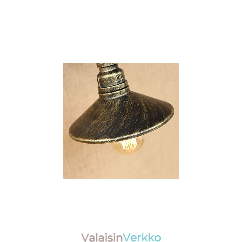 Rustic Lodge Country Retro Painting Feature Mini Style Ambient Light -seinävalaisimille