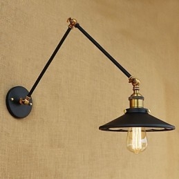 Rustic Lodge Country Retro Galvanoitu ominaisuus minityyliselle kääntövarrelle Ambient Lightille