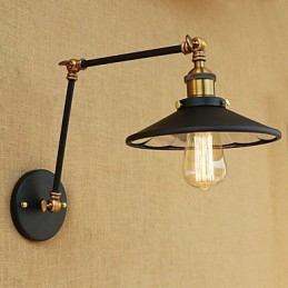 Rustic Lodge Country Retro Galvanoitu ominaisuus minityyliselle kääntövarrelle Ambient Lightille
