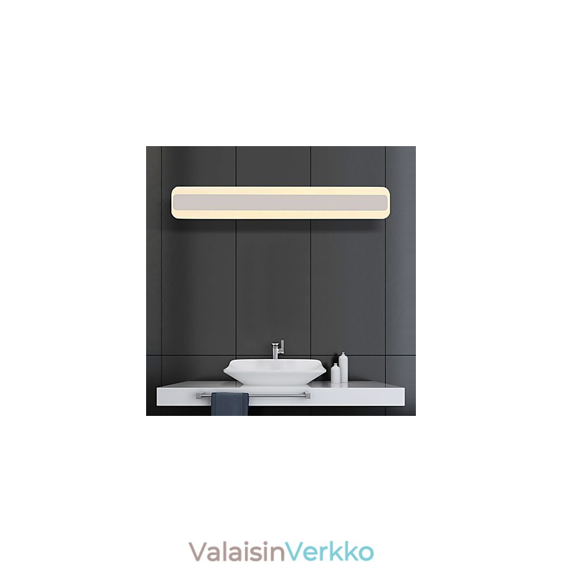 Integroitu moderni nykyaikainen Chrome-ominaisuus ympäristön valoon kylpyhuonevalaistukseen seinävalaisin