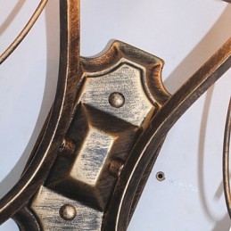 Uusi Retro Attic American Style Retro Seinävalaisin Makuuhuoneen Valaisin Seinävalaisin Kynttilälamppu