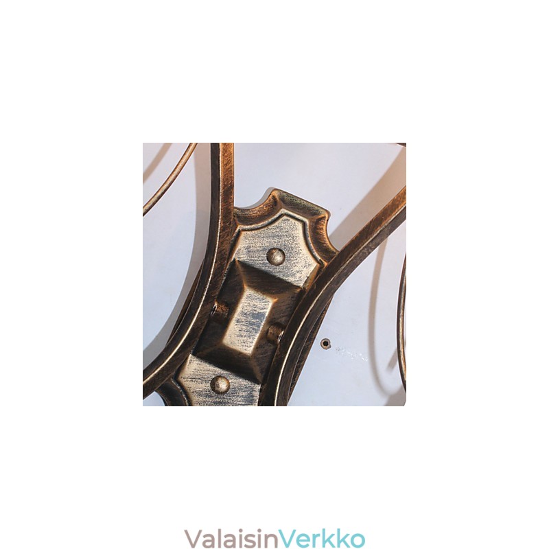 Uusi Retro Attic American Style Retro Seinävalaisin Makuuhuoneen Valaisin Seinävalaisin Kynttilälamppu