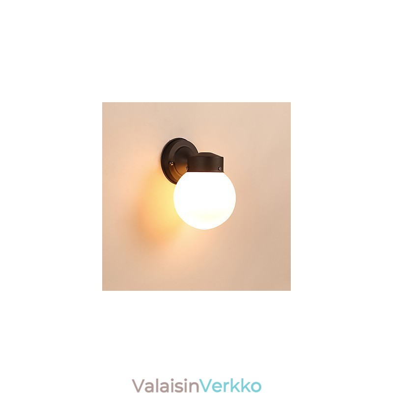 Moderni ja nykyaikainen musta oksidiviimeistelyominaisuus minityyliselle ympäristövalolle seinävalaisimille