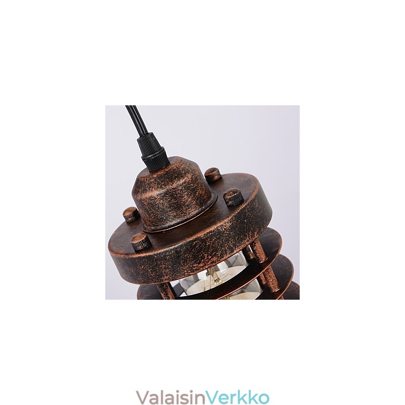 Teollinen retrorautainen seinävalaisin Creative Personality Lift Pulley -seinävalaisin