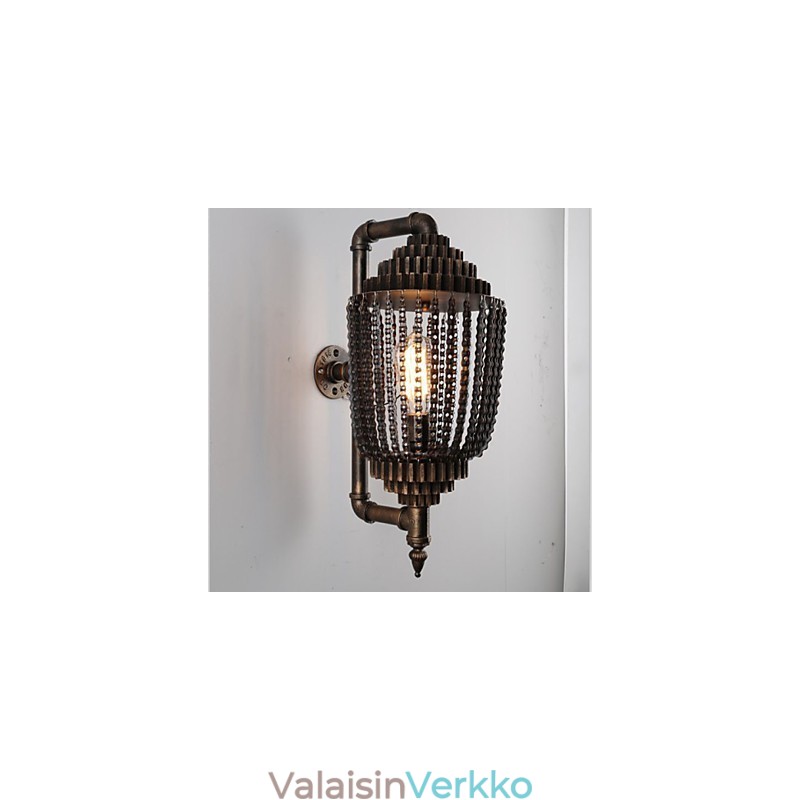 Vintage Iron Industrial Wind Shop -vaihdelamppu