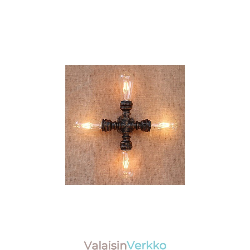 Country Retro Painting -ominaisuus minityyliselle kääntövarrelle, joka sisältyy valoseinään