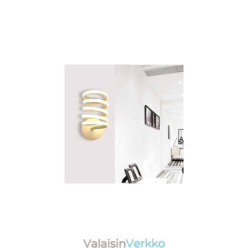 Alumiininen seinävalaisin Moderni minimalistinen makuuhuoneen käytävän käytävän valaisin Yövalaisin Creative lamppu