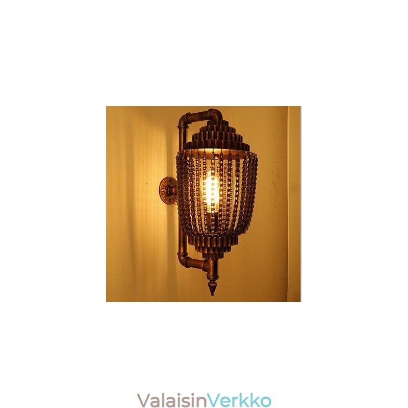 Vintage Iron Industrial Wind Shop -vaihdelamppu