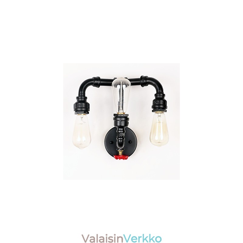 Rustic Lodge Modern Contemporary Country Retro Painting -ominaisuus minityylisille uplight-seinävalaisimille