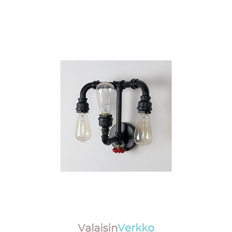 Rustic Lodge Modern Contemporary Country Retro Painting -ominaisuus minityylisille uplight-seinävalaisimille