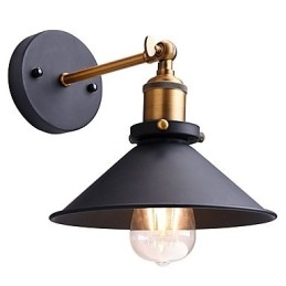 2 kpl metalliset seinävalaisimet teollisuusseinävalaisin Vintage Edison Simplicity -lamppu Cafe Club Bar -valaistukseen