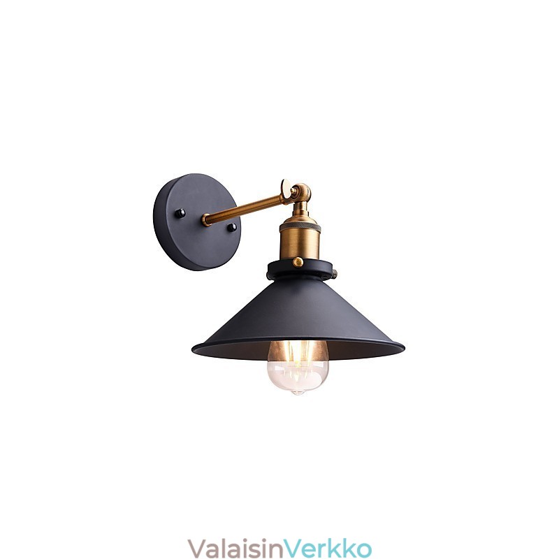 2 kpl metalliset seinävalaisimet teollisuusseinävalaisin Vintage Edison Simplicity -lamppu Cafe Club Bar -valaistukseen