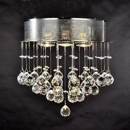 Perinteinen klassinen Crystal Crystal Crystal -metallitaskuteline