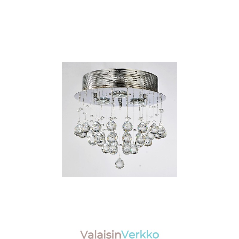 Perinteinen klassinen Crystal Crystal Crystal -metallitaskuteline