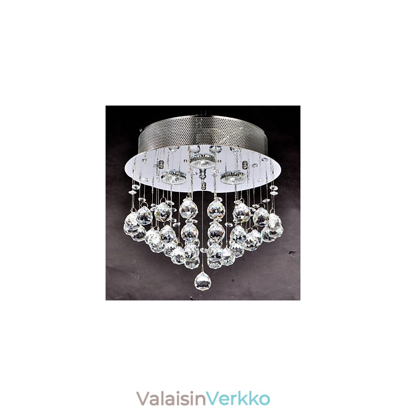 Perinteinen klassinen Crystal Crystal Crystal -metallitaskuteline