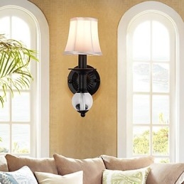 Rustic Lodge Simple Vintage Painting Feature Ambient Light -seinävalaisimet