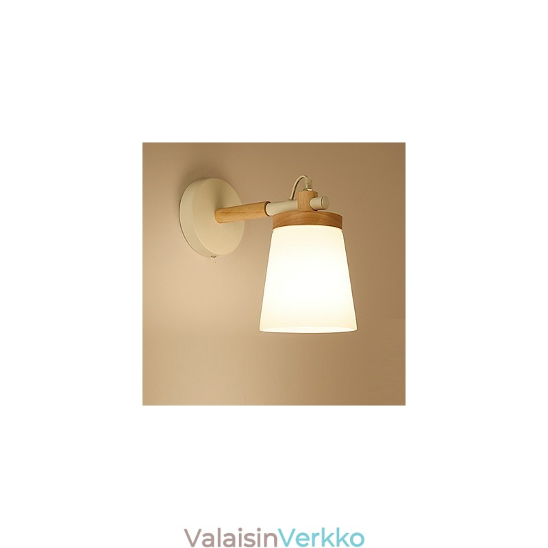 Lasivarjostin ja metallipohjainen seinävalaisin Ominaisuus Ambient Light -seinälamppujen seinävalaisin