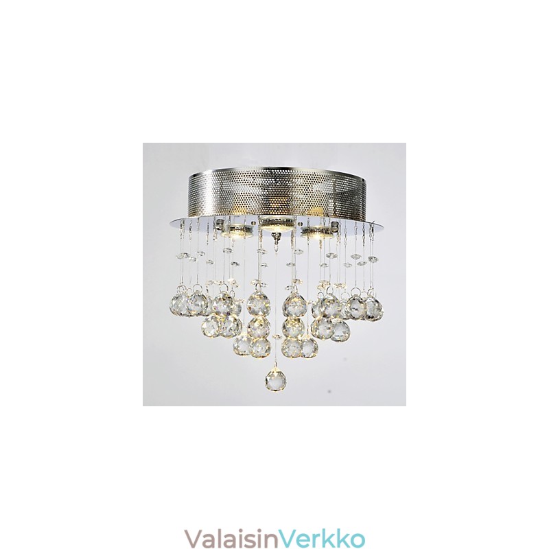 Perinteinen klassinen Crystal Crystal Crystal -metallitaskuteline