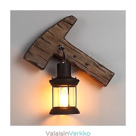 Single Head Industrial Vintage Retro puinen metallimaalaus värillinen seinävalaisin kotihotellin käytävälle Koristele seinävalo Single Head Industrial Vintage Retro puinen metallimaalaus värillinen seinävalaisin kotihotellin käytävälle Koristele seinävalo