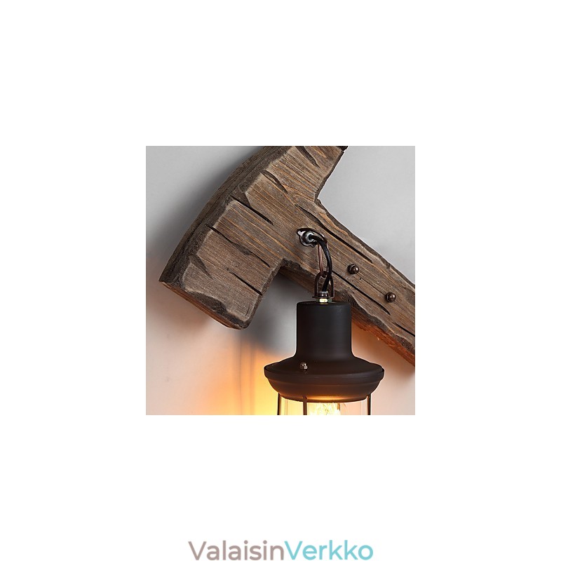 Single Head Industrial Vintage Retro puinen metallimaalaus värillinen seinävalaisin kotihotellin käytävälle Koristele seinävalo