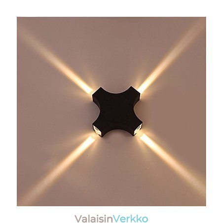 Integroitu yksinkertainen uutuusmaallinen ominaisuus silmien suojaamiseen ympäristön valot seinävalaisimet Cross Star Outdoor -vedenpitävä sisäpihan seinävalaisin Integroitu yksinkertainen uutuusmaallinen ominaisuus silmien suojaamiseen ympäristön valot seinävalaisimet Cross Star Outdoor -vedenpitävä sisäpihan seinävalaisin