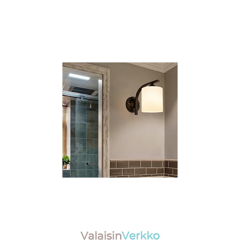 Vintage-muissa on alasvalaisimet seinävalaisimet