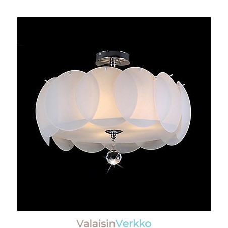 3 Light Glass Kattokruunu Moderni riippuvalaisinperhe