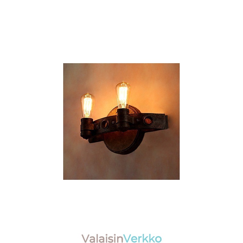 Loft-tyylinen vintage teollinen luova persoonallisuus metalliseinävalaisin kahvihuoneeseen, baarin eteiseen Koristele seinävalaisin