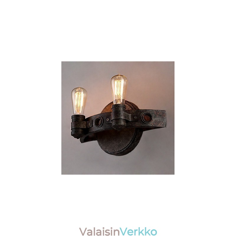 Loft-tyylinen vintage teollinen luova persoonallisuus metalliseinävalaisin kahvihuoneeseen, baarin eteiseen Koristele seinävalaisin