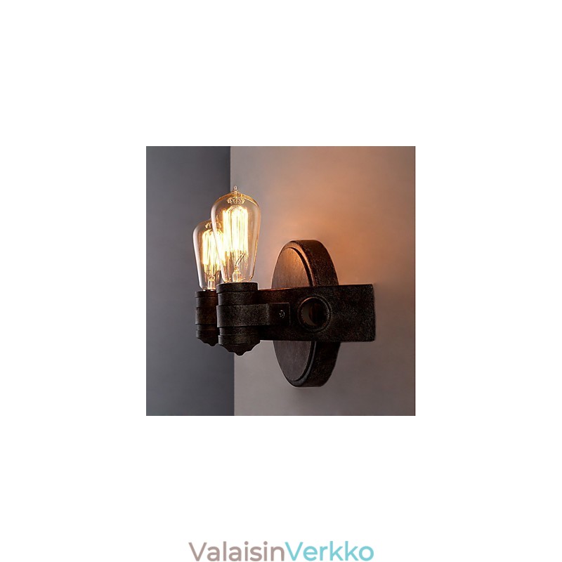 Loft-tyylinen vintage teollinen luova persoonallisuus metalliseinävalaisin kahvihuoneeseen, baarin eteiseen Koristele seinävalaisin