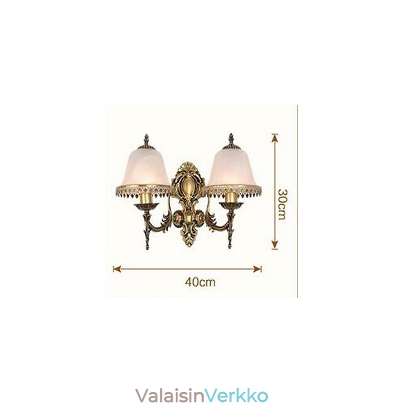 Vintage sähköpinnoitettu ominaisuus alasvalaisin seinävalaisin
